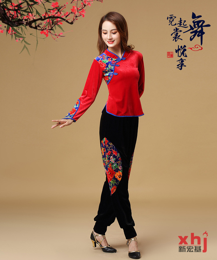 健身服新款套装金丝绒