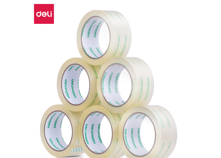 得力(deli)高品质高透明封箱胶带打包胶带 45mm*60m*50um  办公用品 33192  12元/卷
