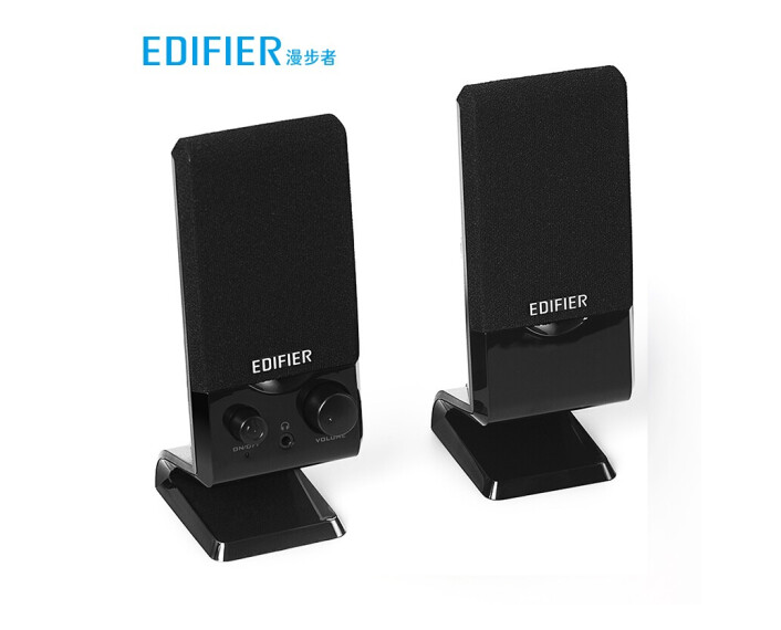 漫步者（EDIFIER） R10U 2.0声道 多媒体音箱 音响 电脑音箱 黑色