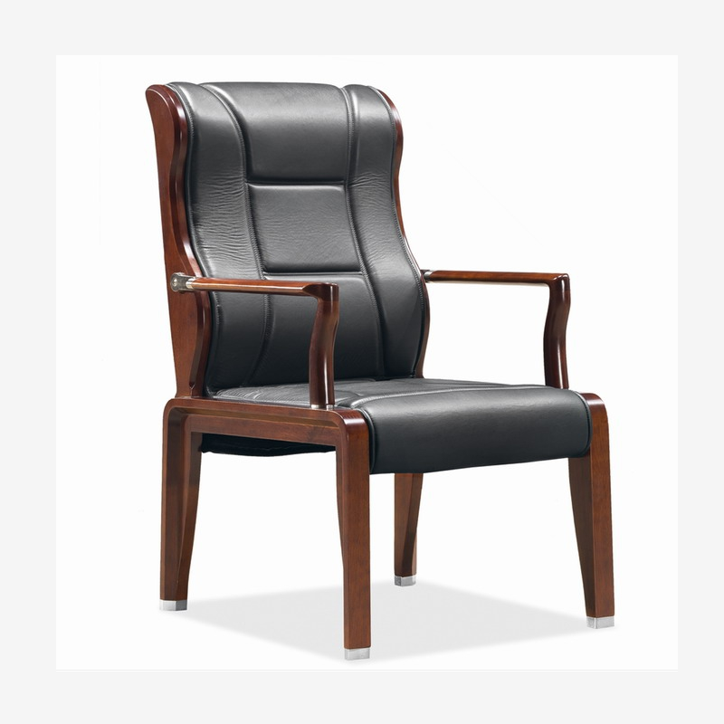 忠信诚 7652  木骨架为主的椅凳类 真皮办公椅  62*62*115H cm