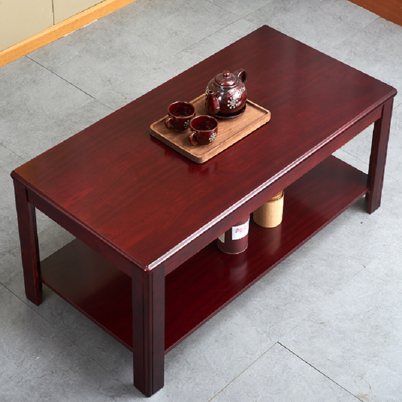忠信诚 1010  木制台、桌类    茶几桌 红胡桃色简约现代边几 木制 长120cm*宽60cm*高45cm