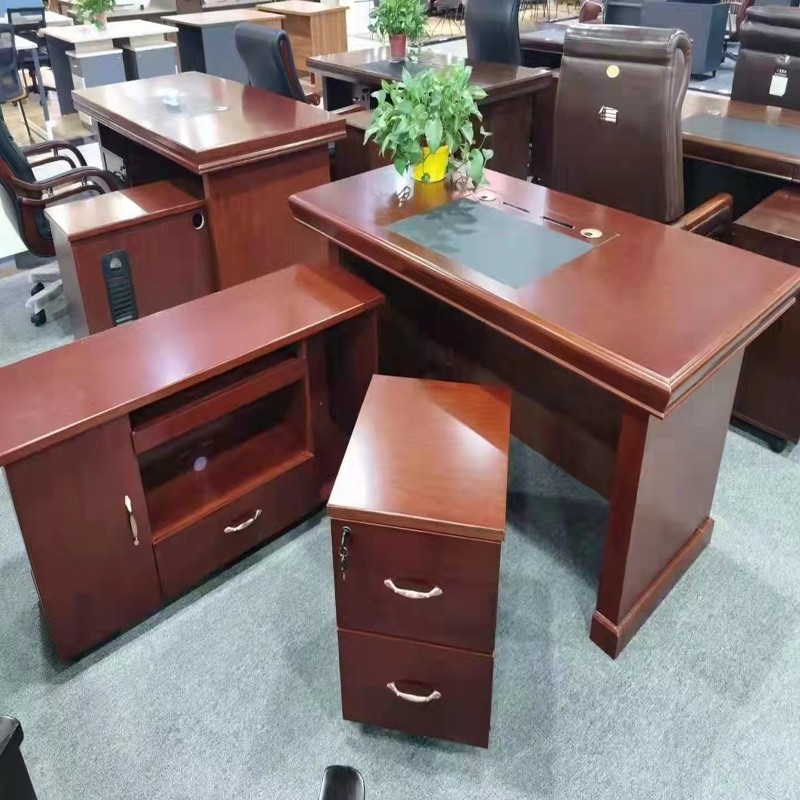 忠信诚  1666  木制台、桌类  办公桌+副台+小柜   桌：1600mm*800mm*760mm   副台：1200*400*650mm 小柜：400*500*650mm