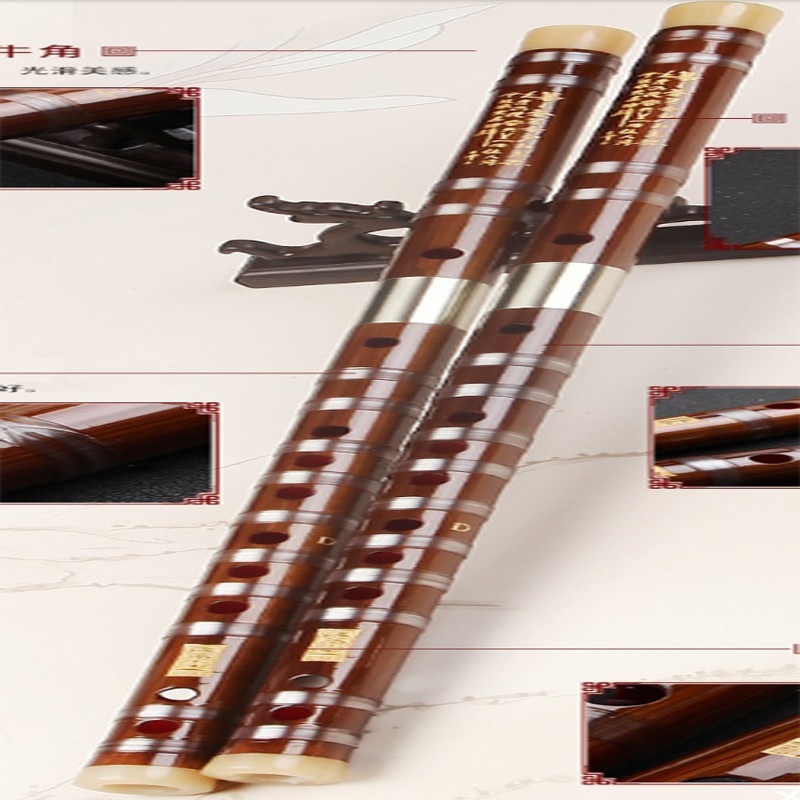 戈健林  D11  吹奏乐器类  D调平均孔竹笛  二人台专用枚  梅