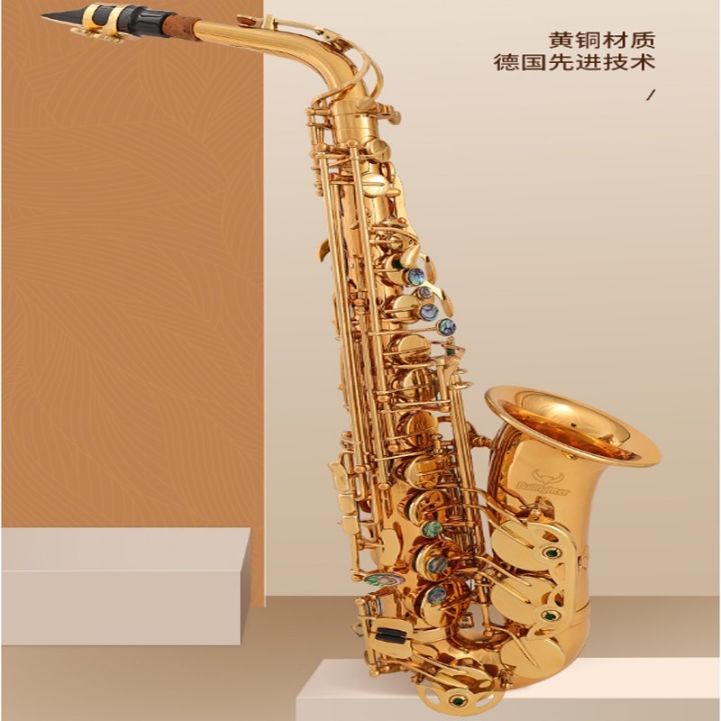 斗牛士 s-10 管乐器类  斗牛士萨克斯风管乐器中音E调双筋成人初学者演奏考级通用