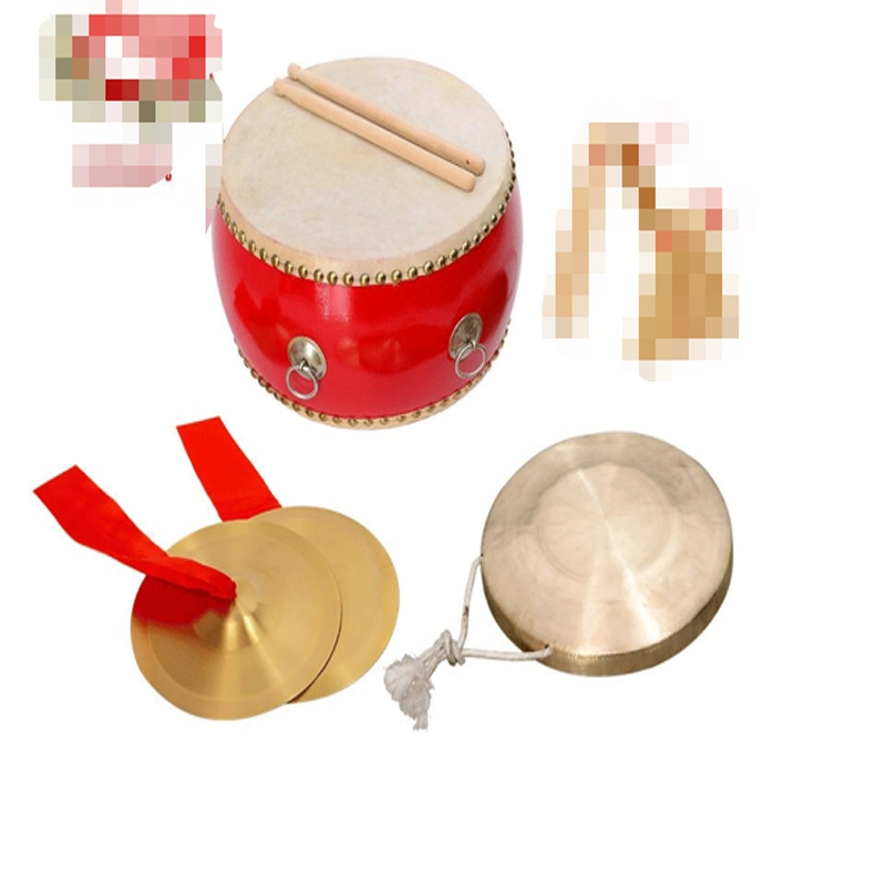 歌韵 GY002 打击乐器类  30cm锣+30m镲+24寸大鼓    锣鼓镲套装