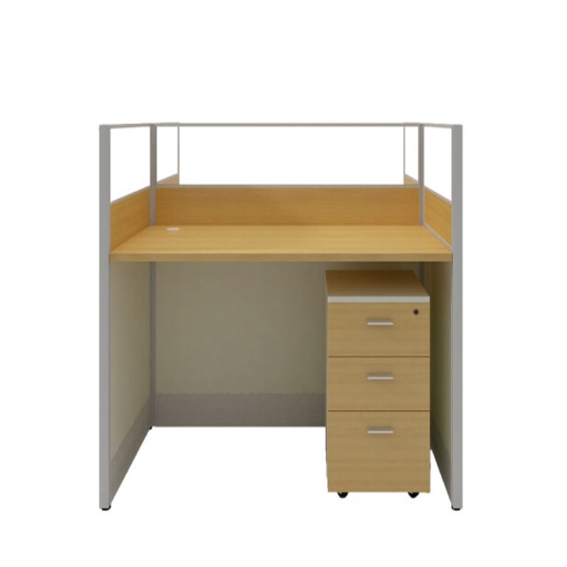 忠信诚 sr1101 木制台、桌类  屏风办公桌 员工卡座 职员办公桌 隔断桌  屏风桌 屏风卡位 工字两人 1600*1230*1050mm  （图案仅供参考，具体以实物为准）