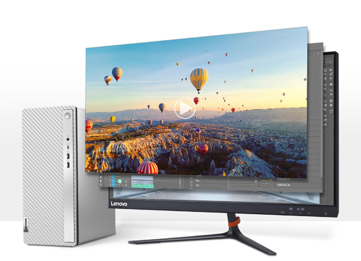 联想/LENOVO  510s  台式计算机  处理器：i5-12400 内存：8G 硬盘：1T+256G SSD 含AOC Q2790PQ 27寸显示器