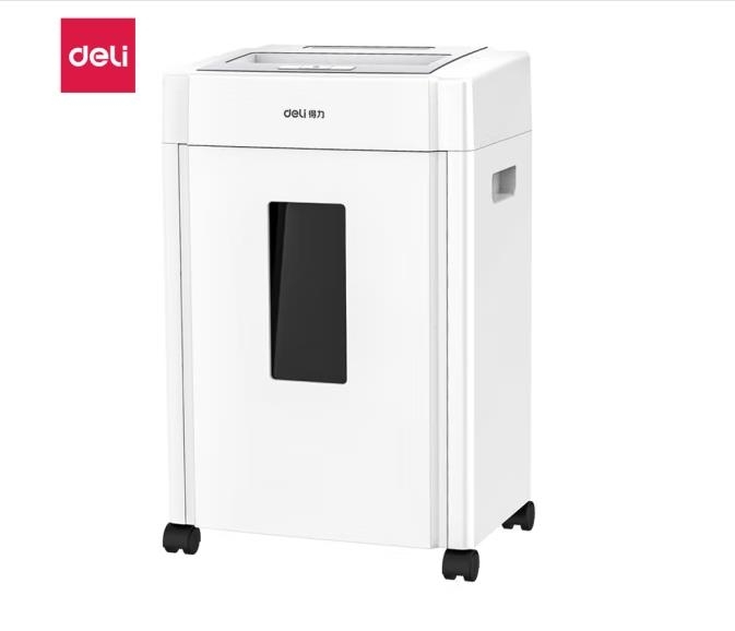 得力/deli 9904 碎纸机   5级保密办公商用碎纸机（单次8张 20L 持续10分钟 可碎卡碎光盘）