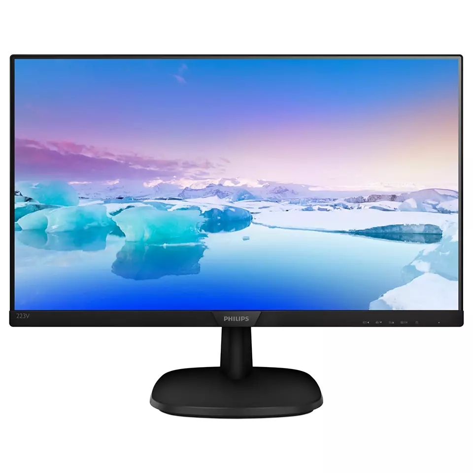 飞利浦/PHILIPS 液晶显示器 22英寸 原厂LGD IPS屏 细窄边框 可壁挂 电脑液晶显示器 223V7QSB93