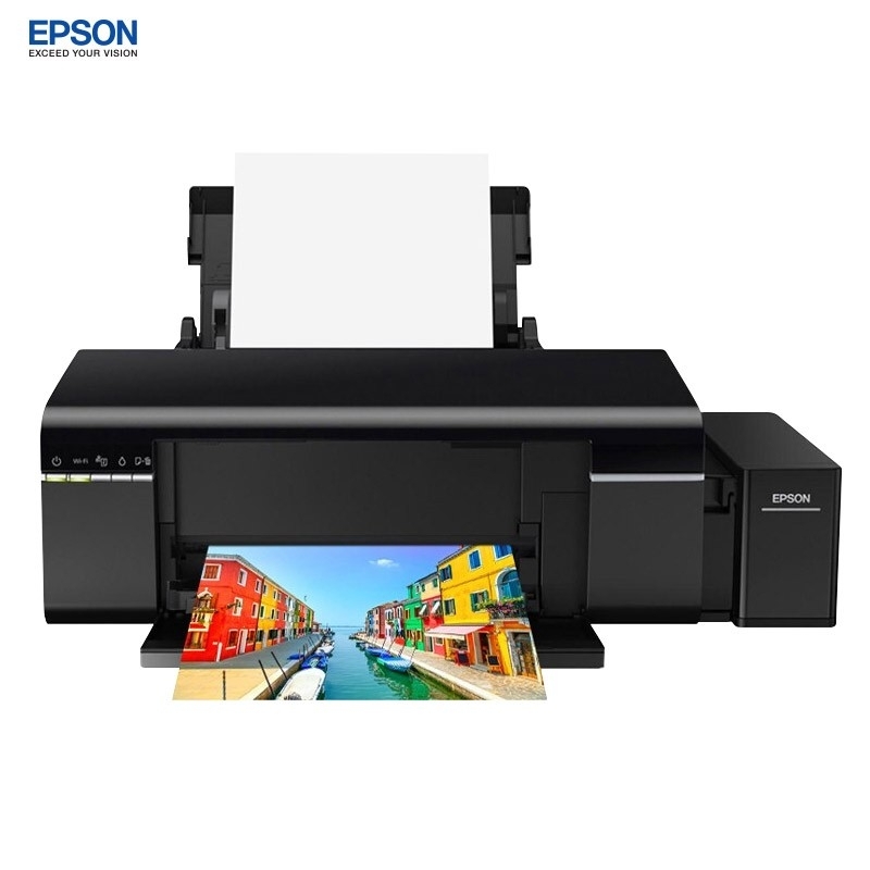 爱普生/EPSON L805 A4彩色打印机 墨仓式6色照片打印机 原装连供 家用照片打印