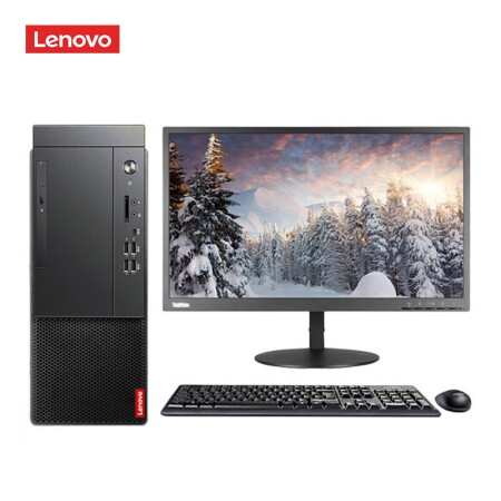 联想/LENOVO M650 台式计算机 配置i512500/16G/1T 256G/Win11H/24英寸显示器/键鼠