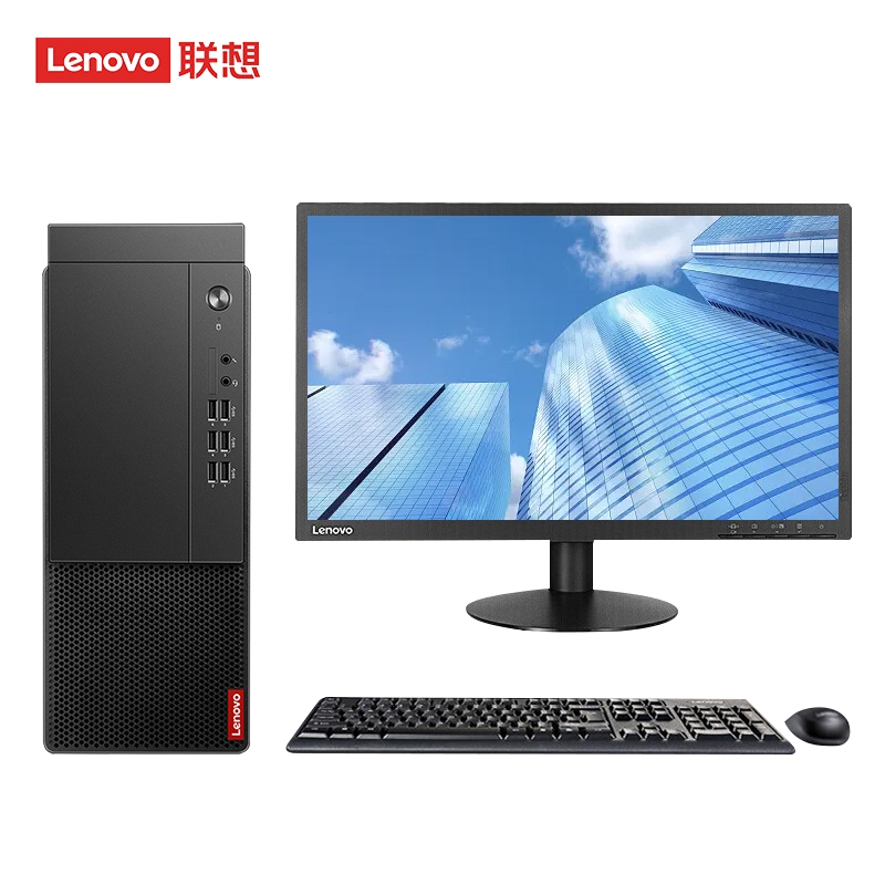 联想/LENOVO M450 台式计算机 配置i512500/16G/1T+ 256G/Win11H/23.8英寸显示器/键鼠
